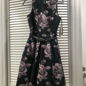 NEW Eliza J floral cinched waist dress